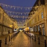 Улица Минска в новогодней иллюминации
